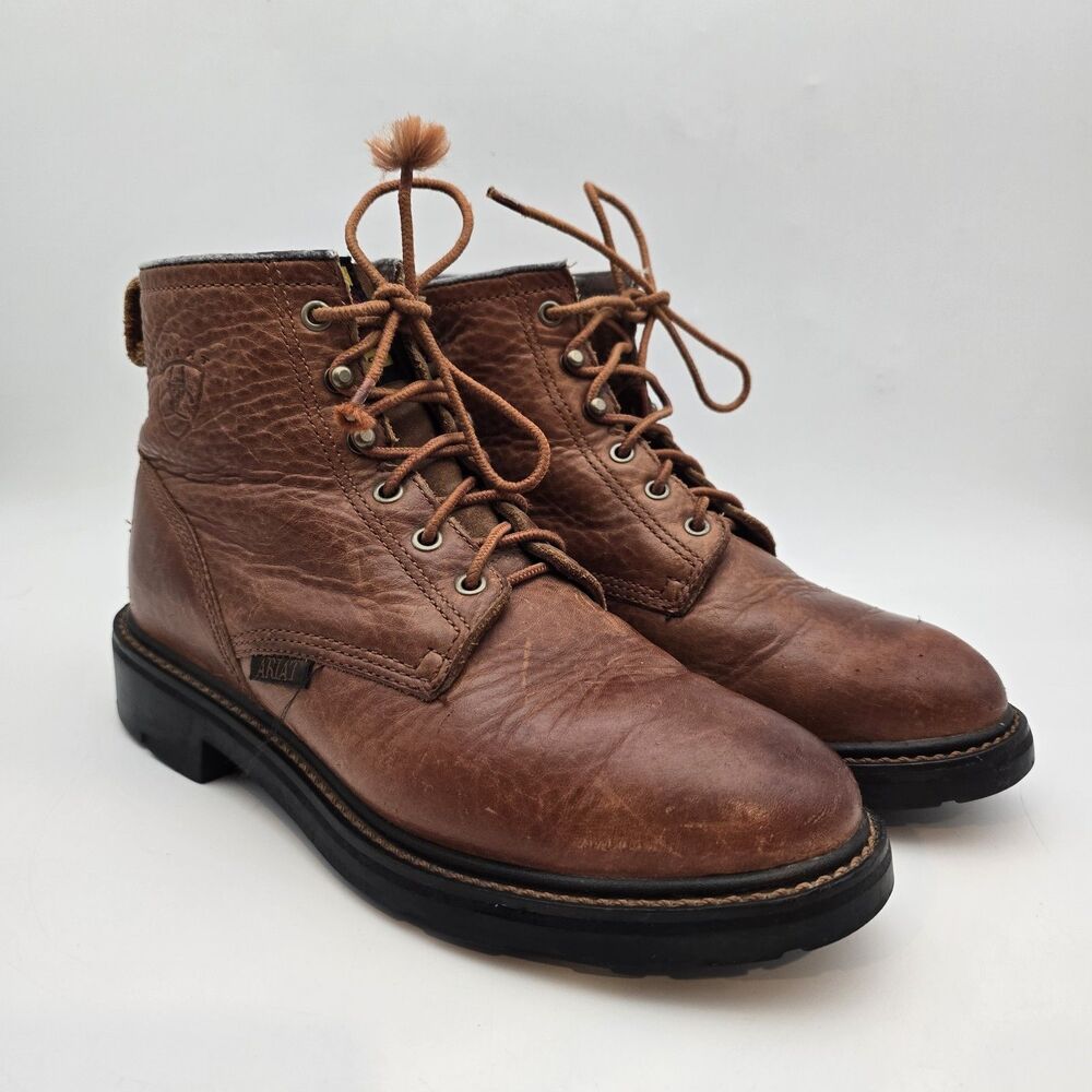 Ariat Women's Steel Toe Leather Work Boots Size 8B